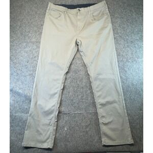 Elliot Mulryan Fine Clothing Gray 38 x 32 Mid Rise Straight Pant